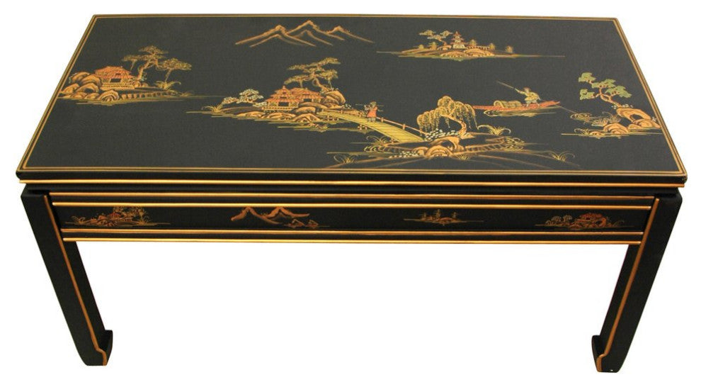 Black Lacquer Coffee Table