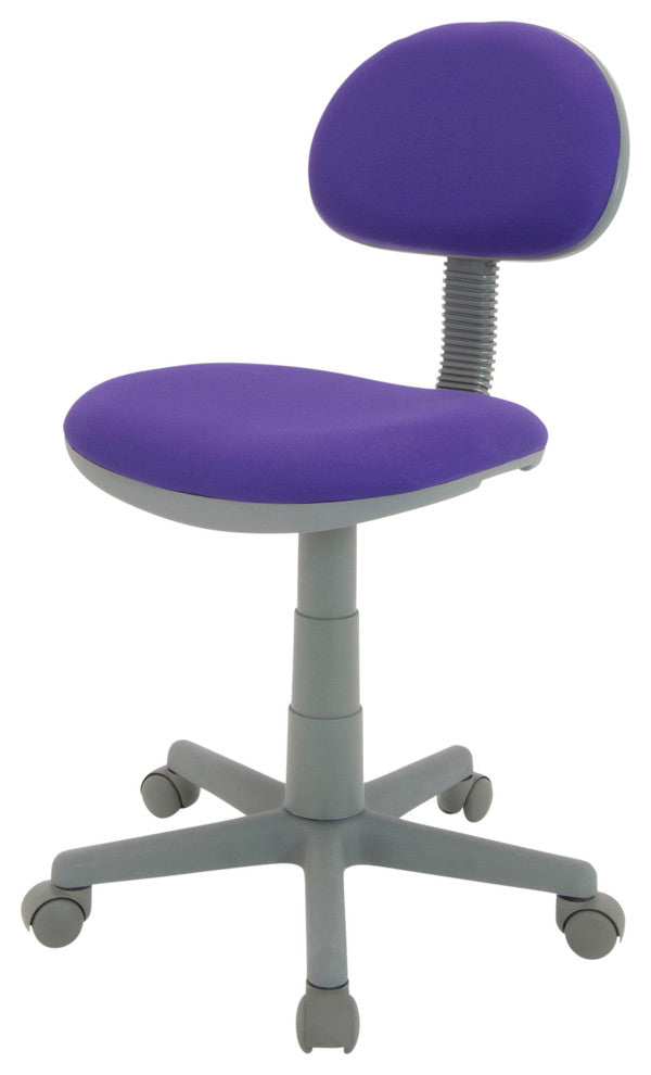 Deluxe Task Chair, Purple and Gray
