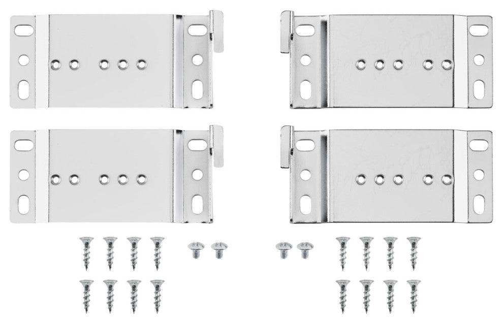 Door Mount Extender brackets for Rev-A-Shelf 5349 Series Trash/Waste Containers