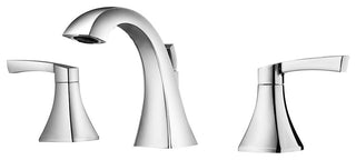 Abbie Two-Handle 8-Inch Widespread Bathroom Faucet Polished Chrome