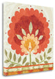 "Ikat Bloom II" By Sue Schlabach, Giclee Print on Gallery Wrap Canvas