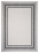 5' X 7' Gray Indoor Outdoor Area Rug