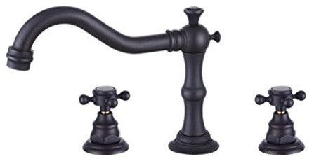Huaraz Deck Mounted Bathroom Sink Faucet