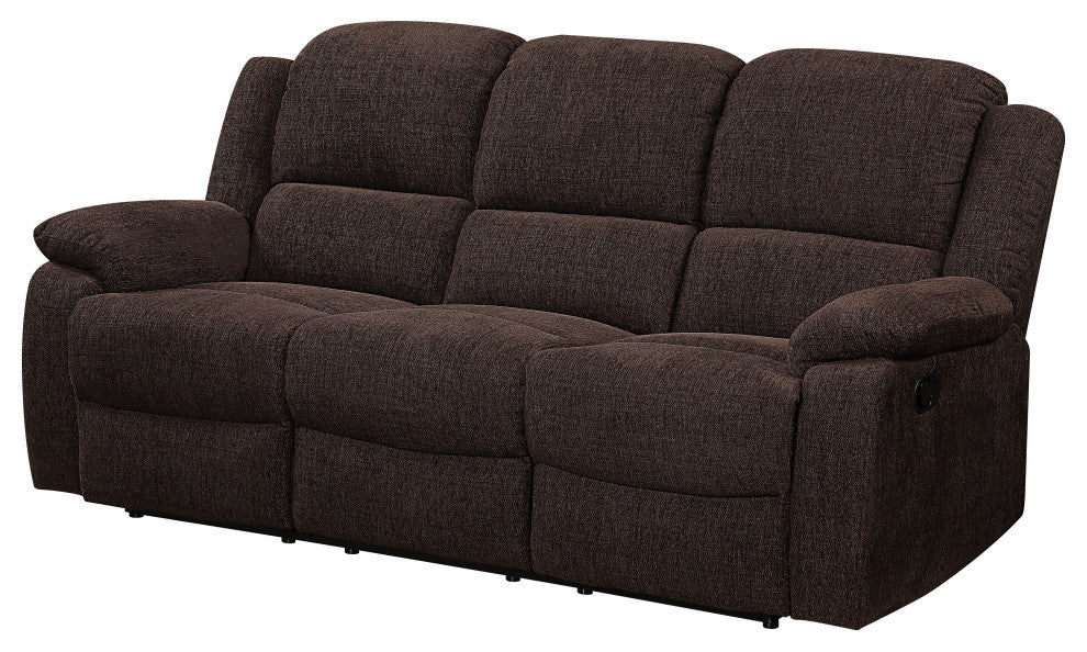 Madden Sofa, Motion, Brown Chenille