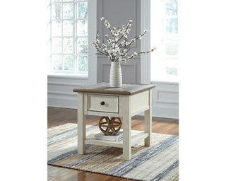 Bolanburg Casual Two-Tone Rectangular End Table