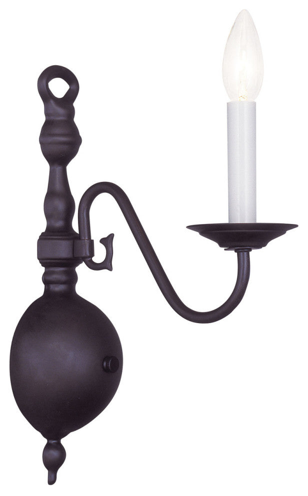 Livex Lighting 1 Light Bronze Wall Sconce - 5001-07