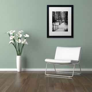 Philippe Hugonnard 'Staircase Montmartre', Black Frame, White Mat, 14x11
