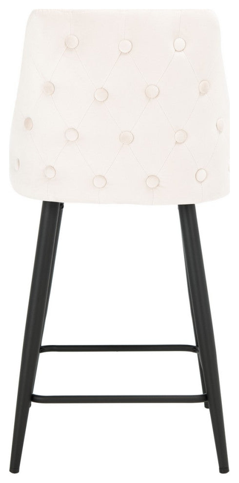 Safavieh Kelsey Counter Stool, Beige/Black