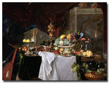 'Still Life, 1640' Canvas Art by Jan Davidsz de Heem