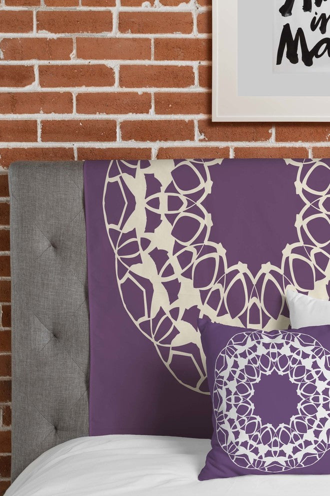 Deny Designs Karen Harris Mod Medallion Plum Tapestry