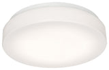 Cirrus 19" LED Flush Mount, 120-277V, 34W, 5 CCT, White, BB