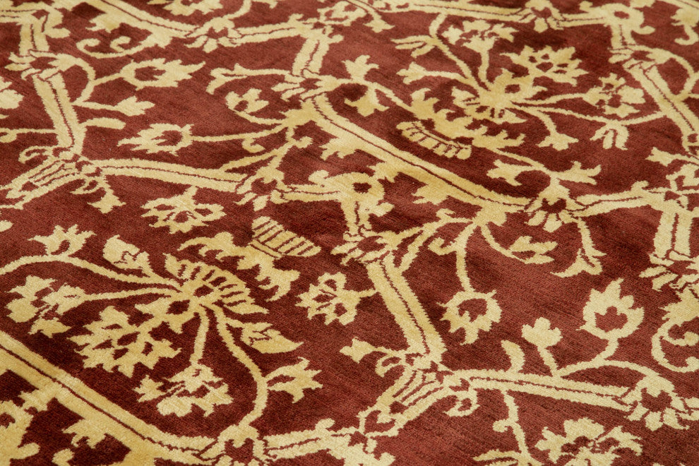 Rug N Carpet - Hand-Knotted Oriental 8' 4" x 10' 0" Decorative Oushak Area Rug