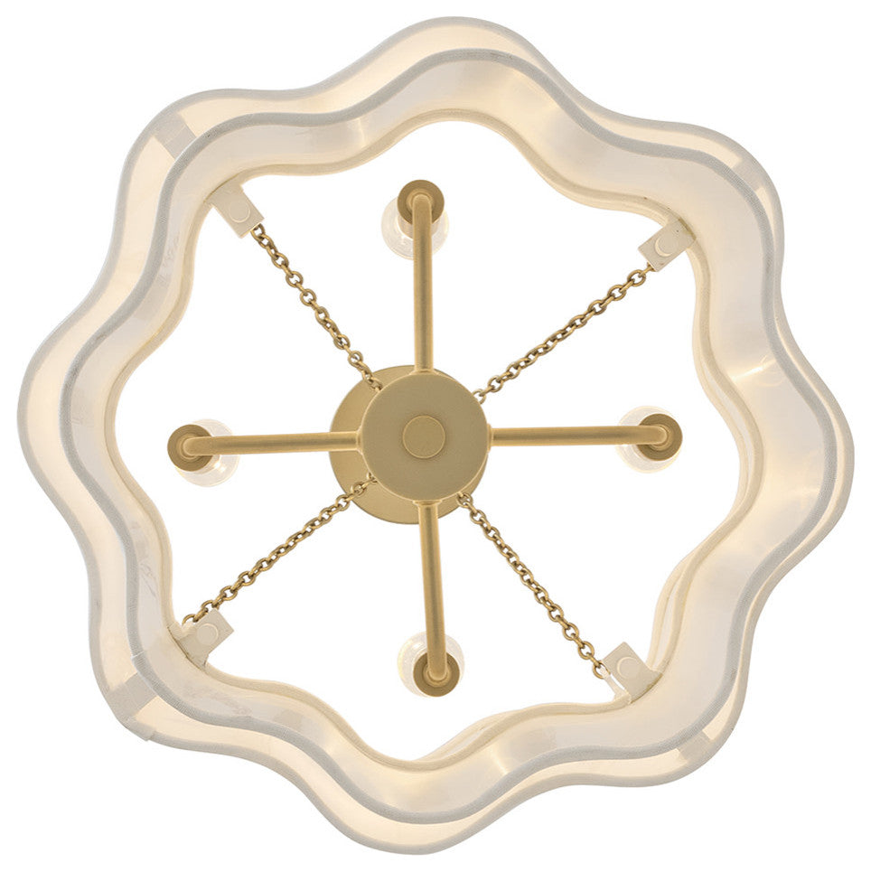 Hinkley Gwen Large Pendant, Lacquered Brass