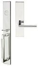 Frankfurt Lever, Mortise Dummy Handleset, Right Hand, Polished Stainless Steel