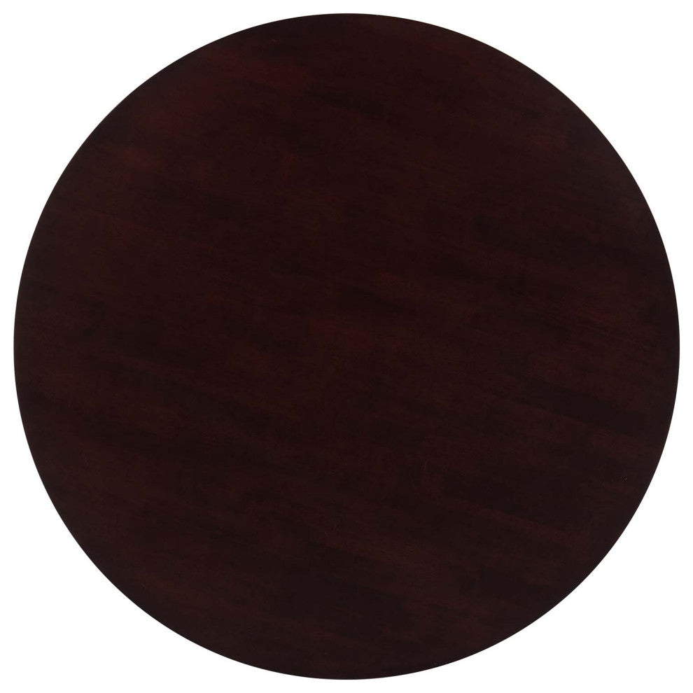Side Chair and Table Set, Velvet, Drak Brown Gray, Cafe Bistro Restaurant