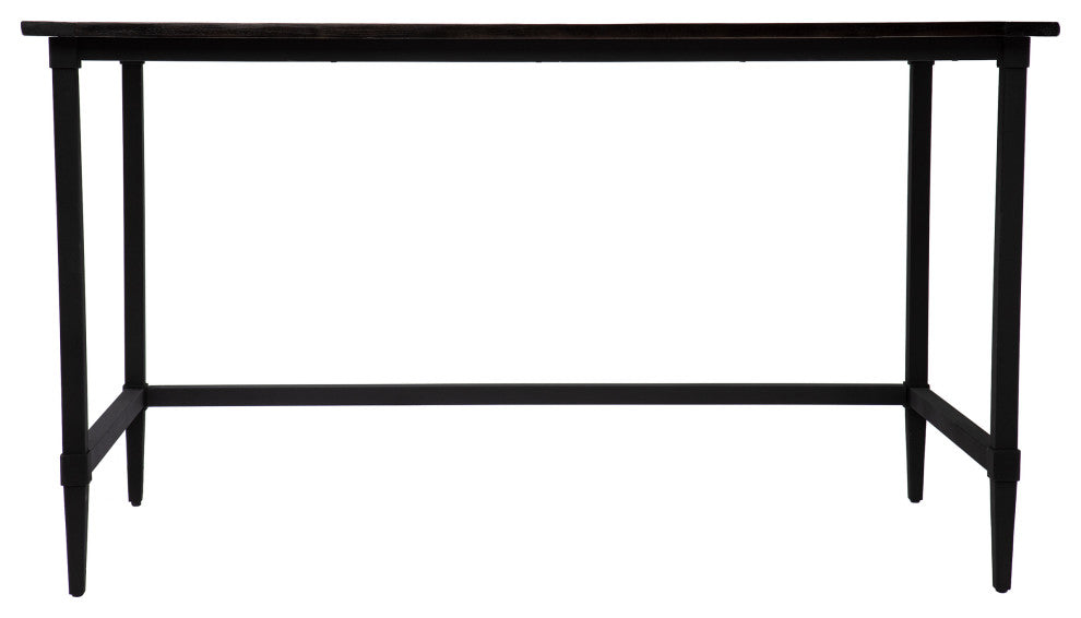 Elle Reclaimed Wood Desk, Black