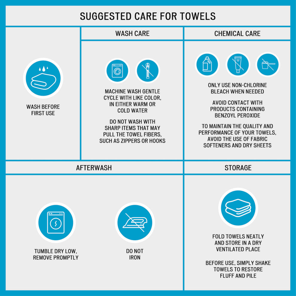 Madison Park Essentials Adrien Cotton Quick Dry Bath Towel 6 Piece Set