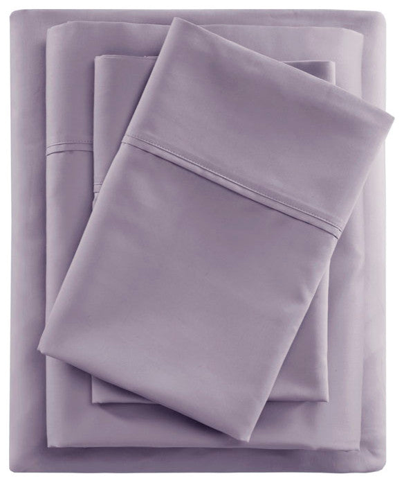 Beautyrest 600 Thread Count Cooling 4-Piece Sheet Set, Lavender, Cal King