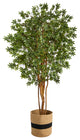 T2900 6 Japanese Maple Artificial Tree in Handmade Natural Cotton Planter
