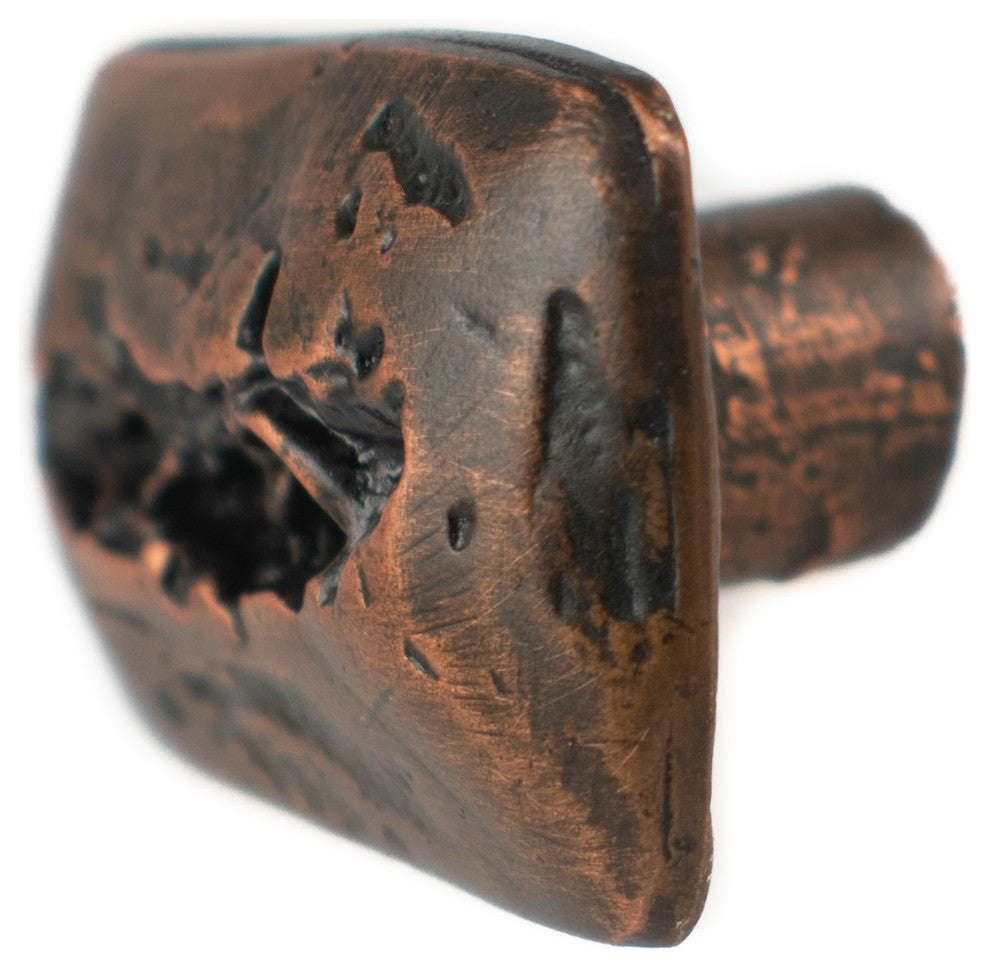 Glacier Pewter Cabinet Hardware Knob, Copper