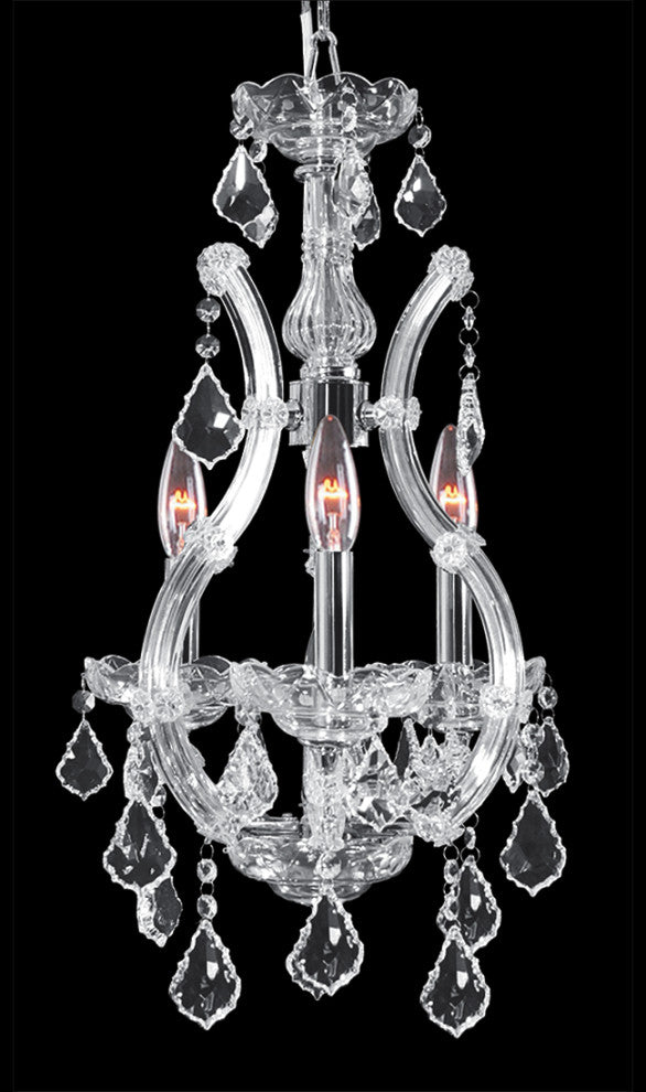 Artistry Lighting Maria Theresa Collection Crystal Chandelier 12x22, Chrome