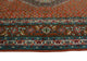 Fine Vintage Distressed Sabite Rust/Navy Rug, 6'4x9'5