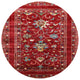 Ahgly Company Indoor Round Mid-Century Modern Area Rugs, 6' Round