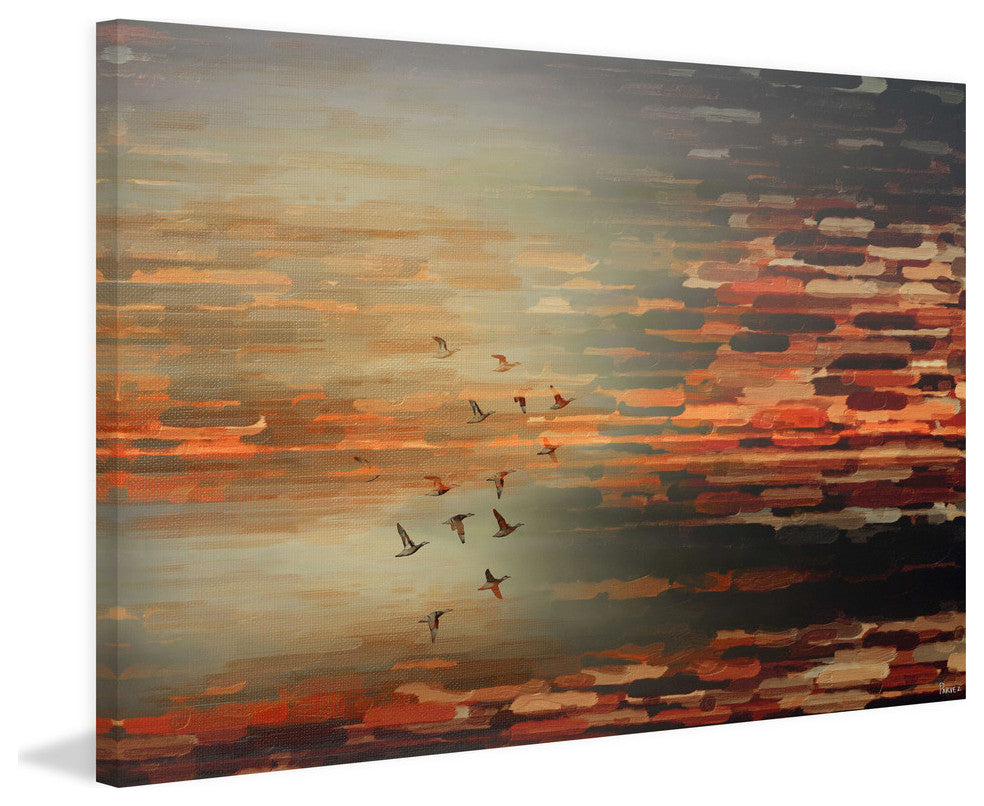 "Night Flight" Fine Art Canvas Print, 18"x12"