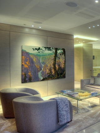 "Grand Canyon 2" Painting Print on Wrapped Canvas