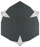 Stella Hex Night Porcelain Floor and Wall Tile