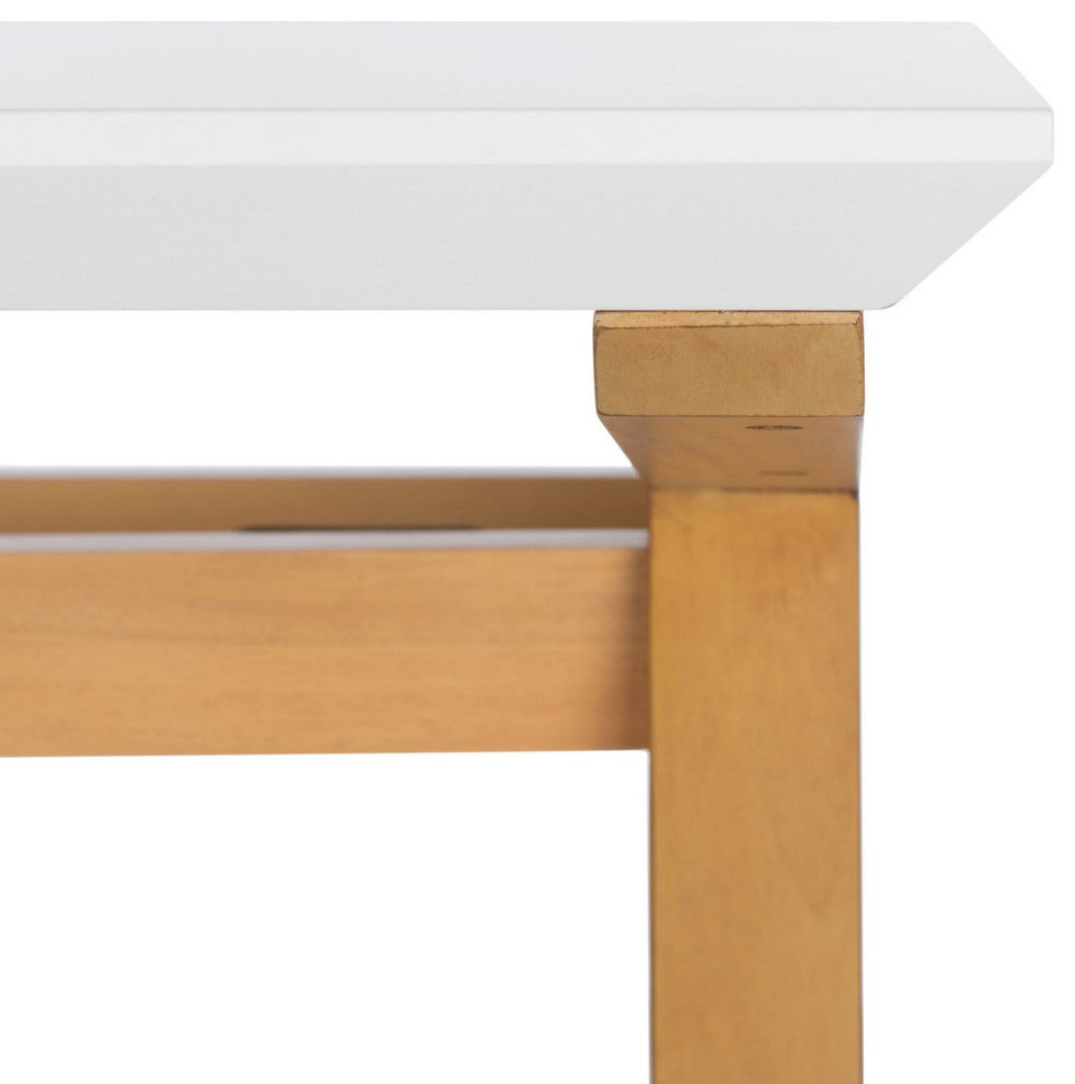 Safavieh Reid Desk, Oak/White