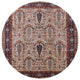 Ahgly Company Indoor Round Mid-Century Modern Area Rugs, 6' Round