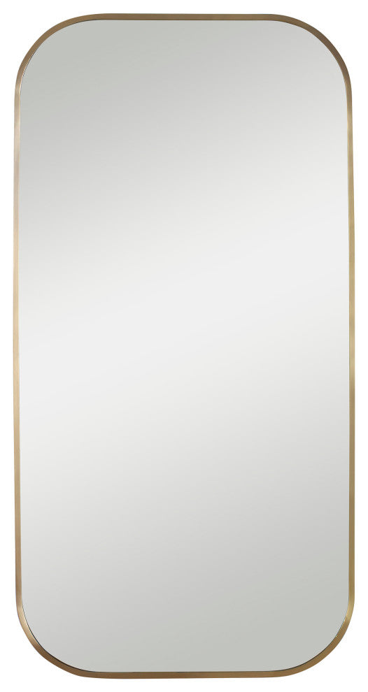 Uttermost Taft Plated Brass Mirror