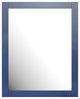 Eviva Navy 24" x 30" Rectangular Blue Wooden Framed Mirror