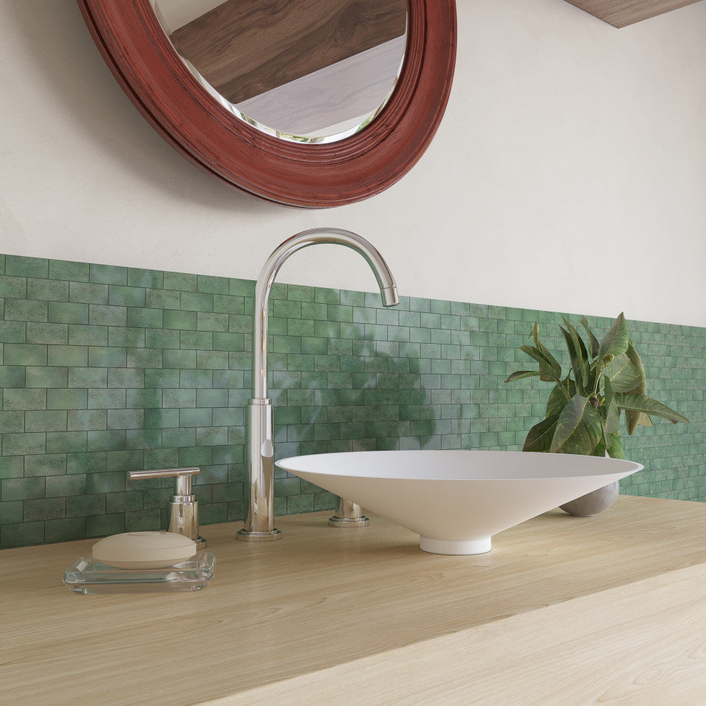 CastelloUSA Mahdi Solid Surface Square Vessel Sink