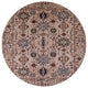Ahgly Company Indoor Round Mid-Century Modern Area Rugs, 7' Round