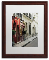 'Parisian Antiques' Matted Framed Canvas Art by Preston