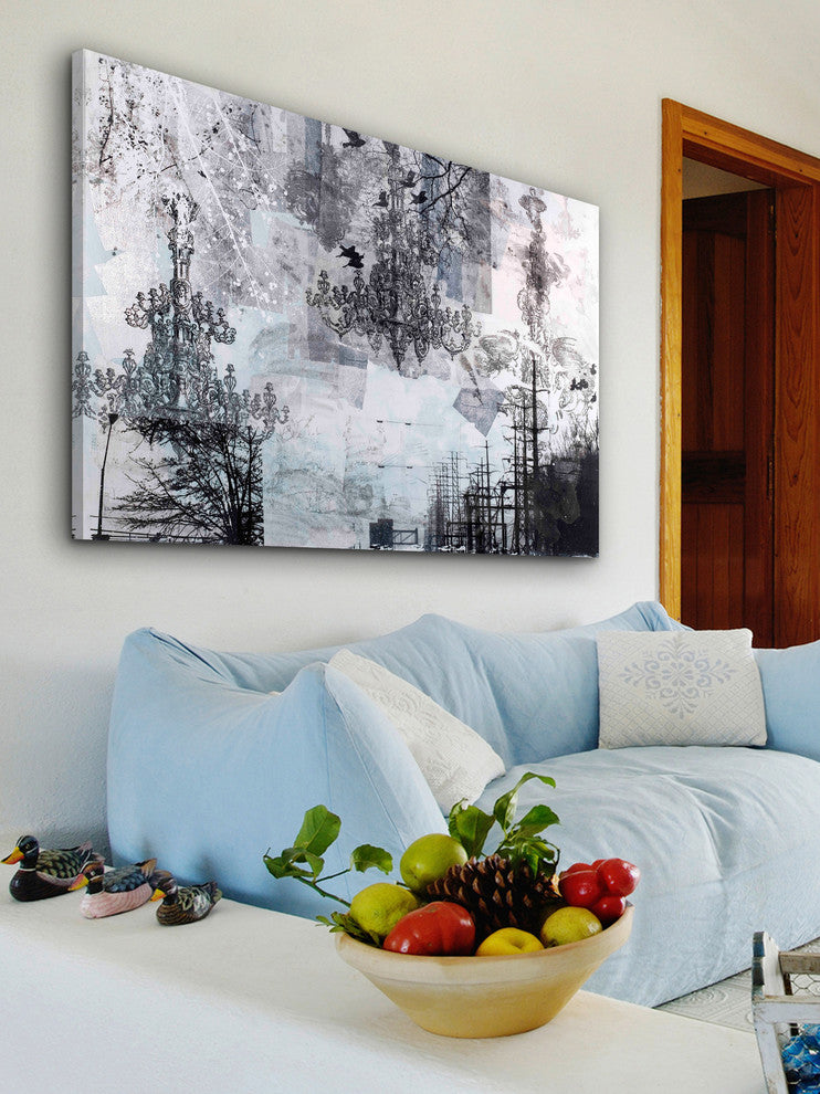 "Toile Del Uz" Painting Print on Canvas by Tracy Silva Barbosa
