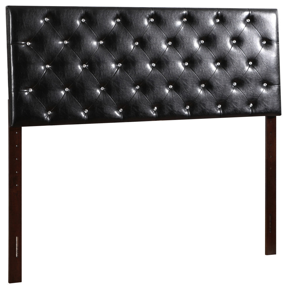 Novo 2 Headboard, Black, Full