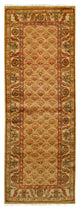 Brown Traditional Floral Heriz Weave Area Rug
