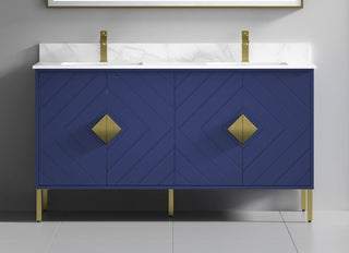 60" Tennant Brand Eileen Modern style Double sink bathroom vanity