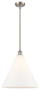 Innovations 516-1S-SN-GBC-161 1 Light Pendant, Brushed Satin Nickel