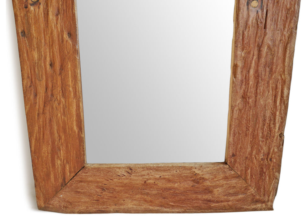 Reclaimed Old Wood Mirror 1