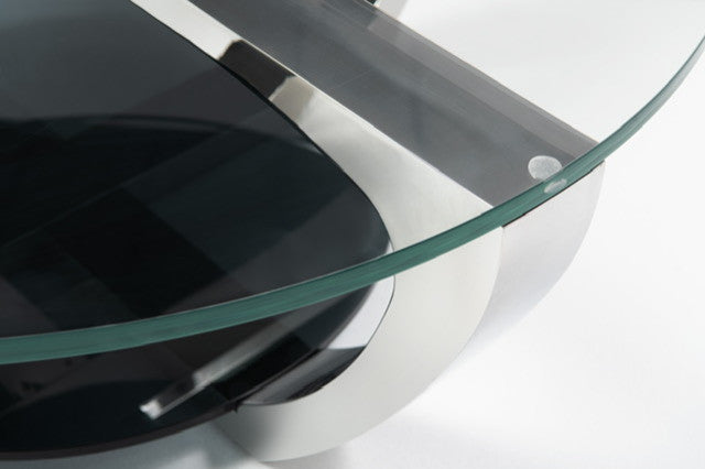 Celeste Cocktail Table Stainless Steel