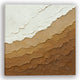 Original Art "Earth Layers Textured Neutral" Canvas Painting