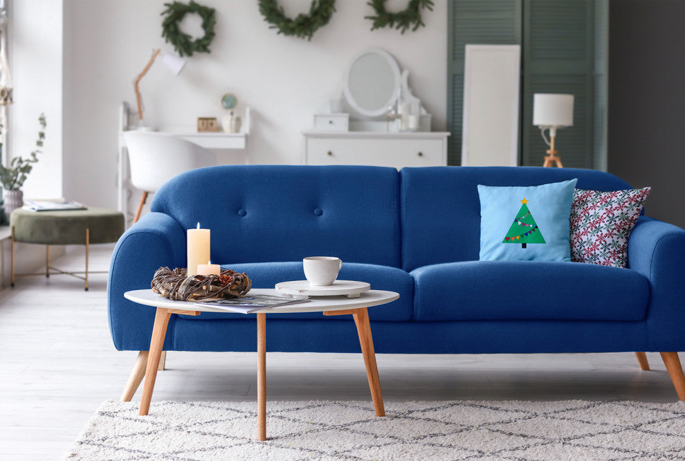 Pride Garland Tree Accent Pillow, Omar, 18"x18"