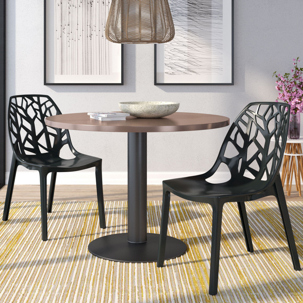 Leisuremod Modern Cornelia Dining Chair, Set of 2