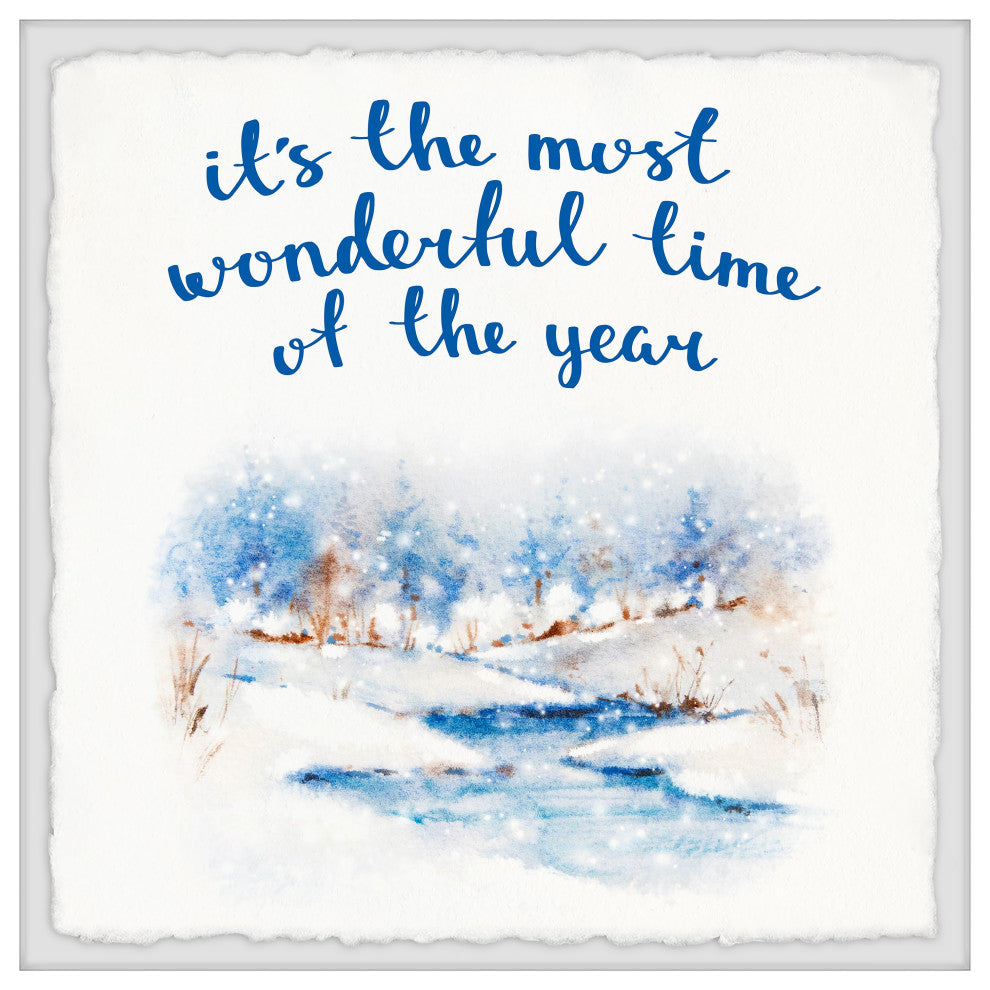 "Wonderful Time" Framed Painting Print, 32x32