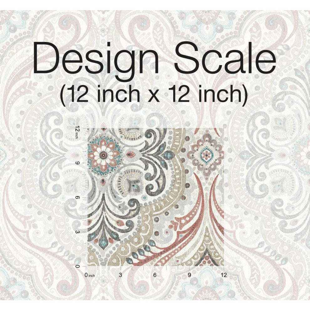 Bohemian Damask Peel & Stick Wallpaper