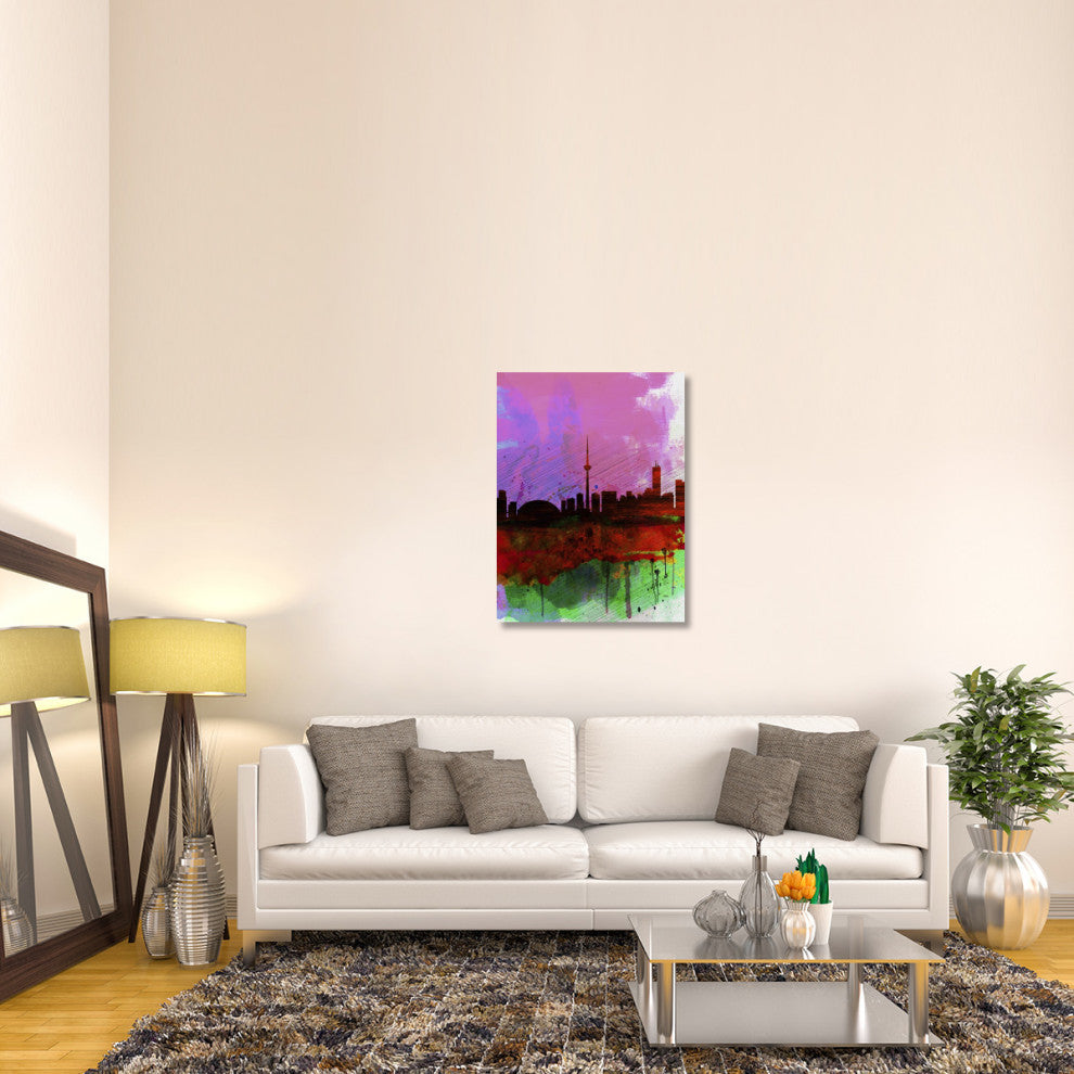 "Toronto Watercolor Skyline" Fine Art Print